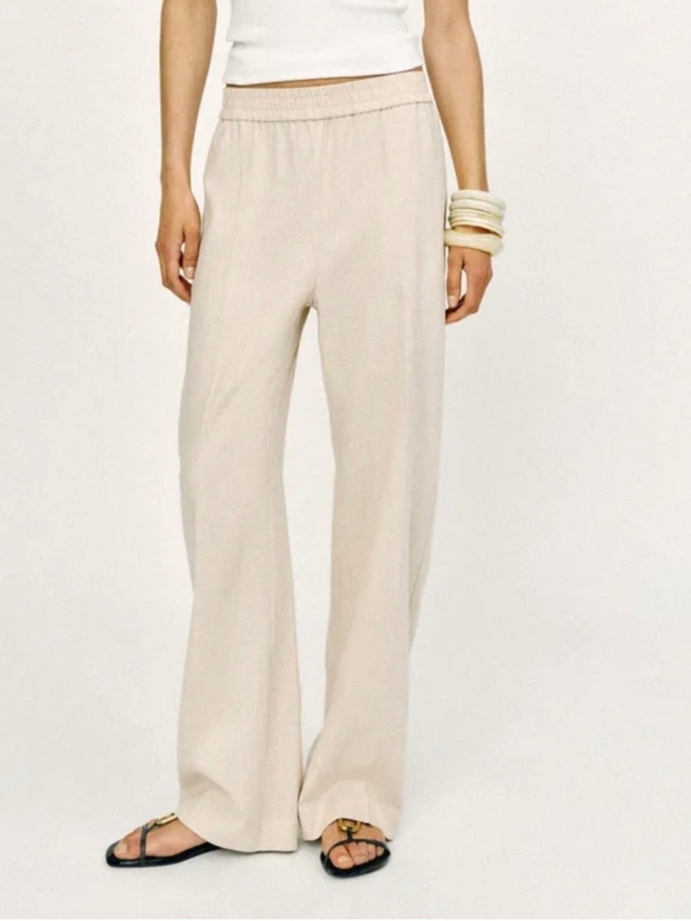 Zara wide leg pants XS -S viscose blend